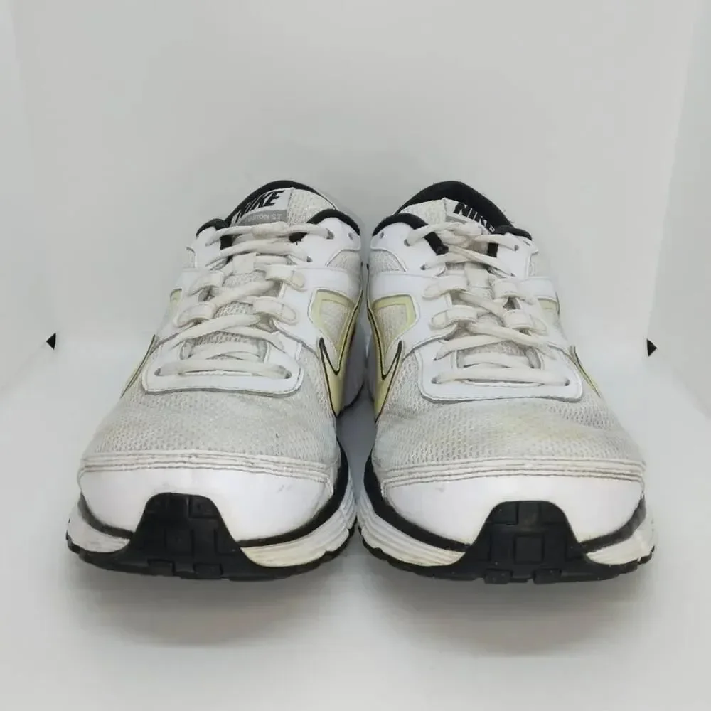Nike Dual Fusion ST Men's Pre-owned White/Yellow Athletic Sneakers - sz. 12 1/2